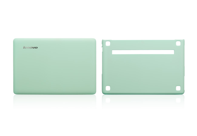 联想笔记本U410保护壳-双面套装 HC640-绿图片