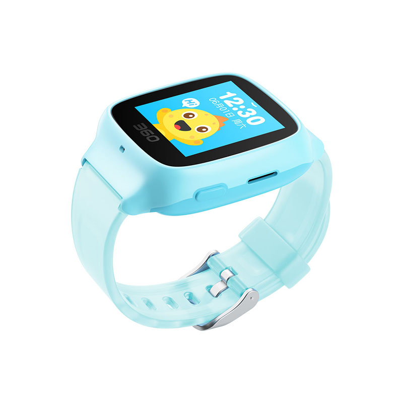 360儿童手表 彩色触屏版 防丢防水GPS定位 360儿童卫士 360儿童手表 SE 2 Plus W605 智能问答手表  蓝色图片