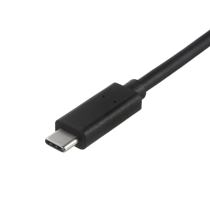 联想（Lenovo）C202 Type-C转VGA转接器 Hub集线器 USB-C扩展坞 mini适配器 数据线 笔记本/投影仪（黑色）图片