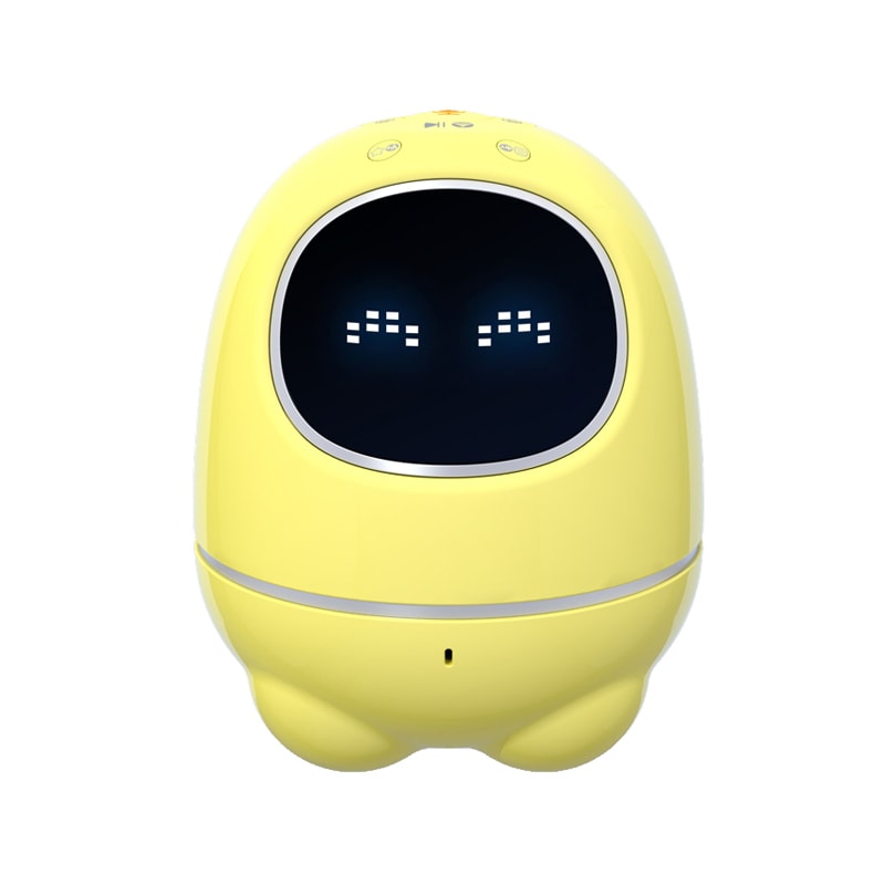 科大讯飞阿尔法小蛋 陪伴学习智能教育机器人 黄色图片