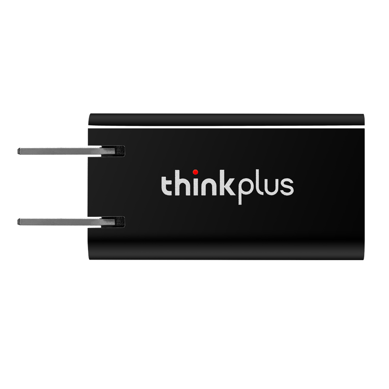 thinkplus 65W旅行电源适配器 亮夜黑图片