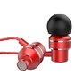 联想金属耳机HF118 红色图片