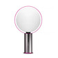 AMIRO化妆镜LED补光卧室公主镜O系列小白镜 插线版黑色图片