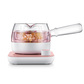 鸣盏mini煮茶器办公家用全自动煮茶水壶(不含杯）粉色图片