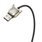 倍思 牛年生肖一拖三数据线USB For M+L+C 3.5A 1.2m 黑色图片