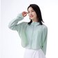 蕉下云薄系列茉雅披肩防晒服 浅草绿M图片