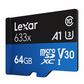雷克沙（Lexar）TF（MicroSD）存储卡 Class10 U3 A1 64GB图片