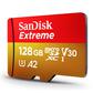 闪迪（SanDisk）TF（MicroSD）存储卡至尊极速移动版内存卡 128G 读速160MB/s图片
