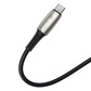 倍思 水滴灯 快充数据线 USB For Type-C 66W 1m 黑色图片