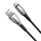 倍思 水滴灯 快充数据线 USB For Type-C 66W 1m 黑色图片