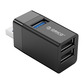 奥睿科（ORICO)USB3.0扩展迷你三合一HUB铝壳款MINI-U32L-BK-黑色图片
