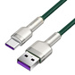 倍思 金属卡福乐系列数据线USB to Type-C 40W 1m 墨绿色图片