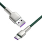 倍思 金属卡福乐系列数据线USB to Type-C 40W 1m 墨绿色图片