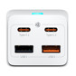 倍思 GaN3 Pro氮化镓桌面插线板 AC+2U+2C 65W 中规 白色图片