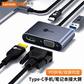 lecoo Type-C多功能转换器(HDMI+VGA+USB3.0+PD) LKC1328H图片