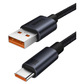 倍思 简艺系列 快充数据线USB to Type-c 100W 1m 黑色图片