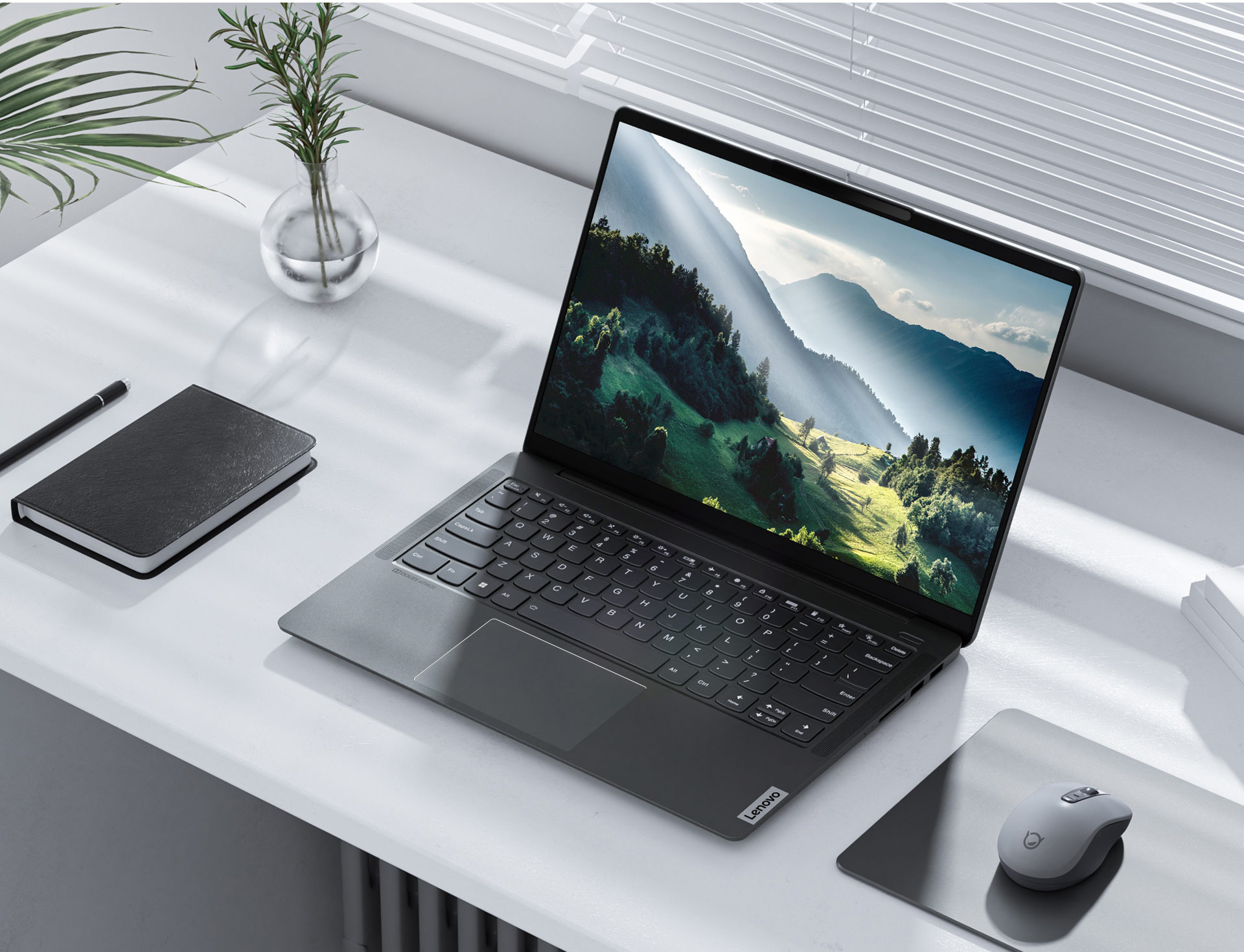 yoga 14c 2021英特尔酷睿i5 14.0英寸全面屏超轻薄笔记本 深空灰