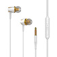 睿高（RAGAU）夜光重低音入耳式耳机直插型耳机带麦耳机3.5mm接口 白金图片