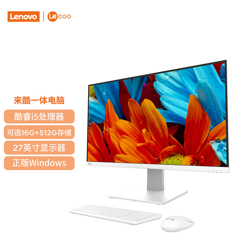 联想(Lenovo)来酷Lecoo 酷2888 I512450H16G512W一体计算机