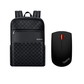 【礼包】thinkplus 现代休闲双肩包黑+ThinkPad 小黑双模鼠标黑图片