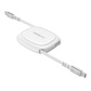thinkplus 轻锋USB-C to USB-C 伸缩快充数据线 240W 1.2m 白色图片