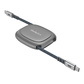 thinkplus 轻锋USB-C to USB-C 伸缩快充数据线 240W 1.2m 银灰色图片