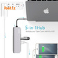 ibattz艾贝思Type-c转USB3.0/HDMI五合一扩展坞图片