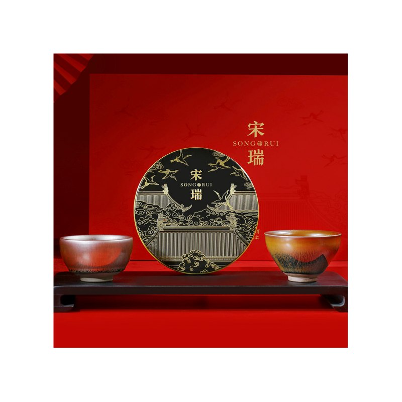 个杯堂宋瑞·一茶两盏（福鼎白茶）