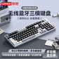 联想极光键盘GK10 Lite 三模版 98键 薄膜 烬雪黑图片